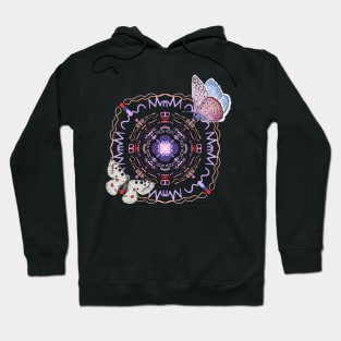 Butterfly and mandala IV Hoodie